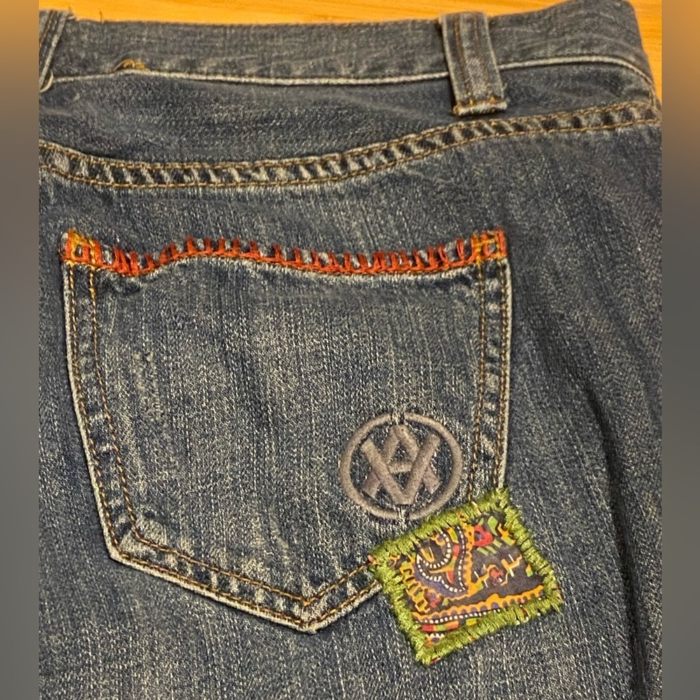 CAbi Artisan Patchwork Women’s Jeans Size 4 Ankle/Crop Length - Picture 9 of 14